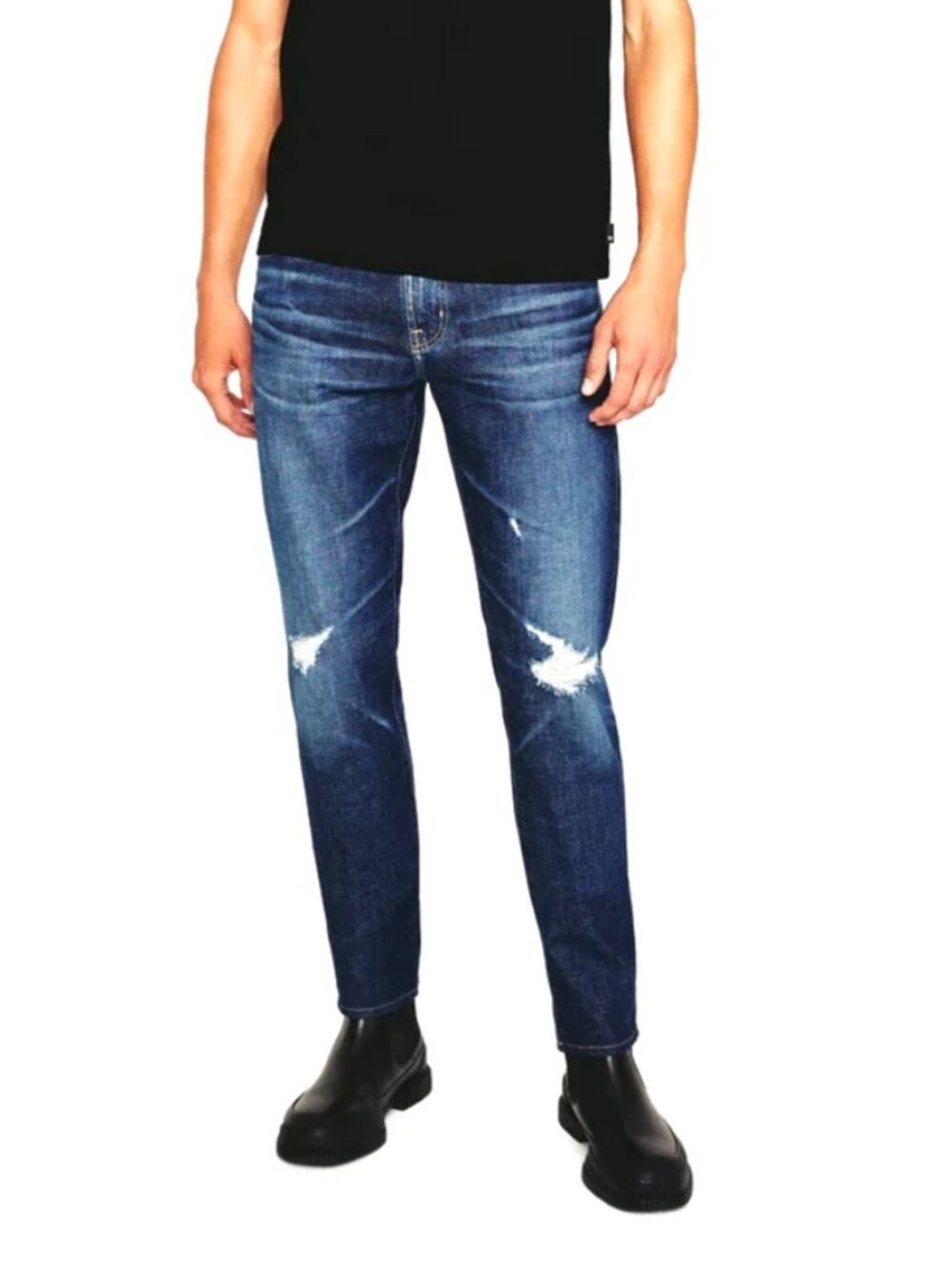 AG Adriano Goldschmied Mens Jeans Size 30 x 32 Slim Skinny Distressed New